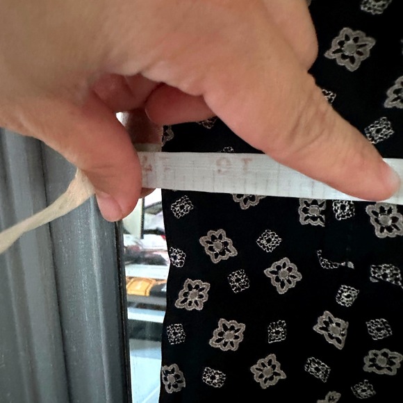 Vintage 90s HI Studio Floral Mother of Pearl Button Front Waist Tie Back Vest S - Picture 7 of 8